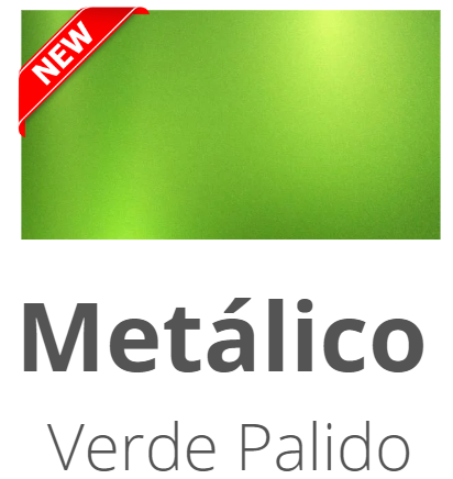 Metálico Verde Pálido