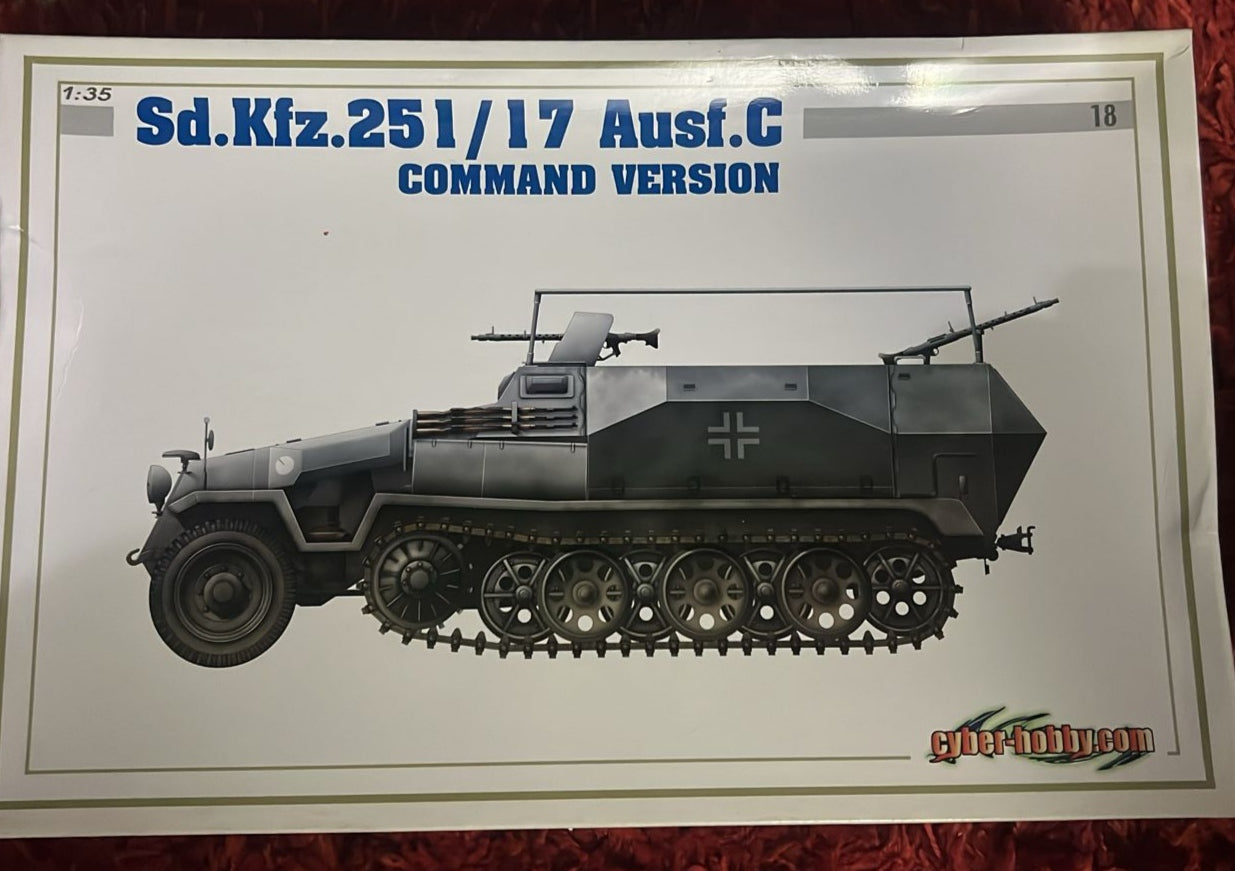 sdkfz 251/17 ausf c cyber hobby