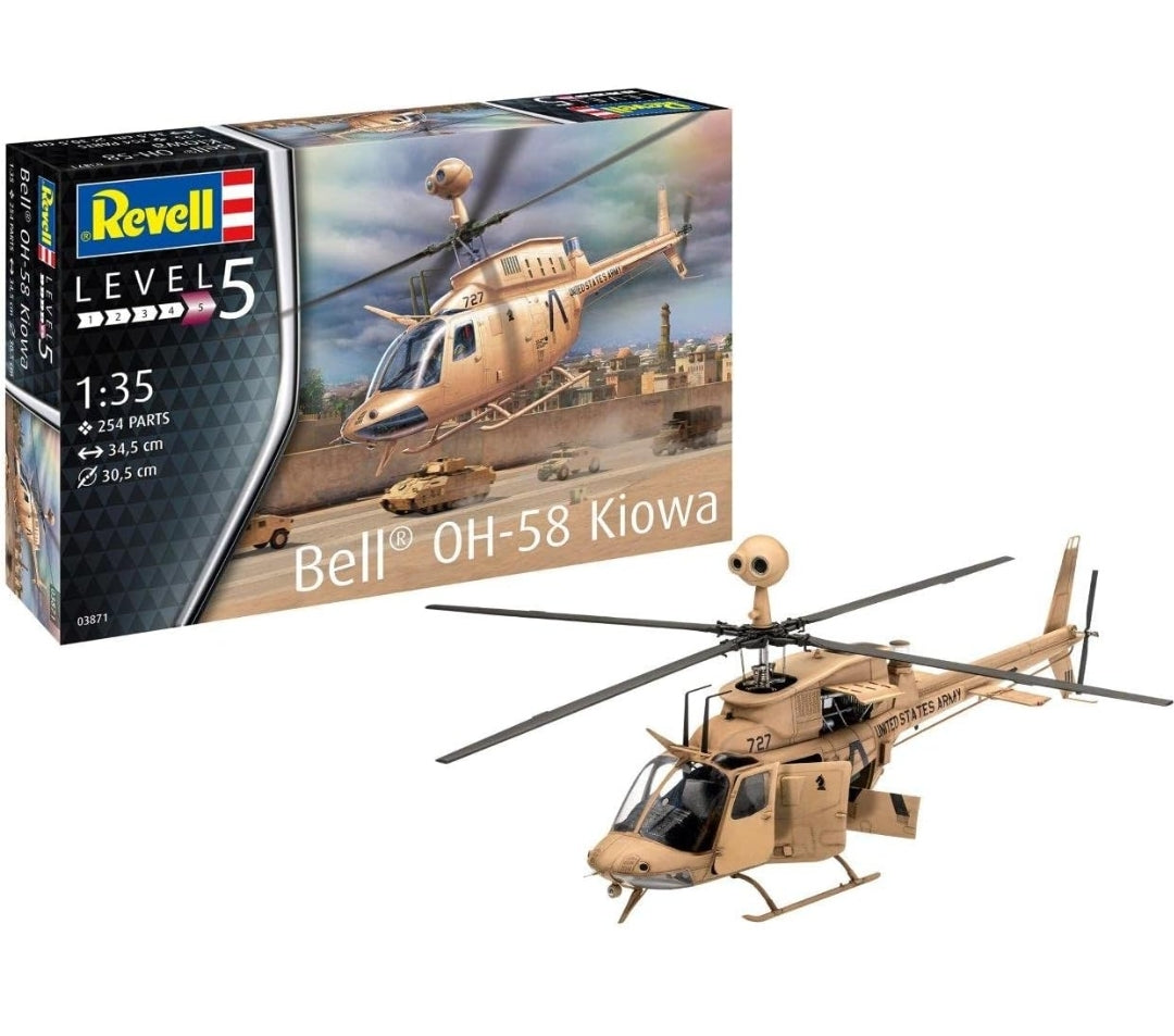 Bell OH-58 Kiowa 1:35 Revell