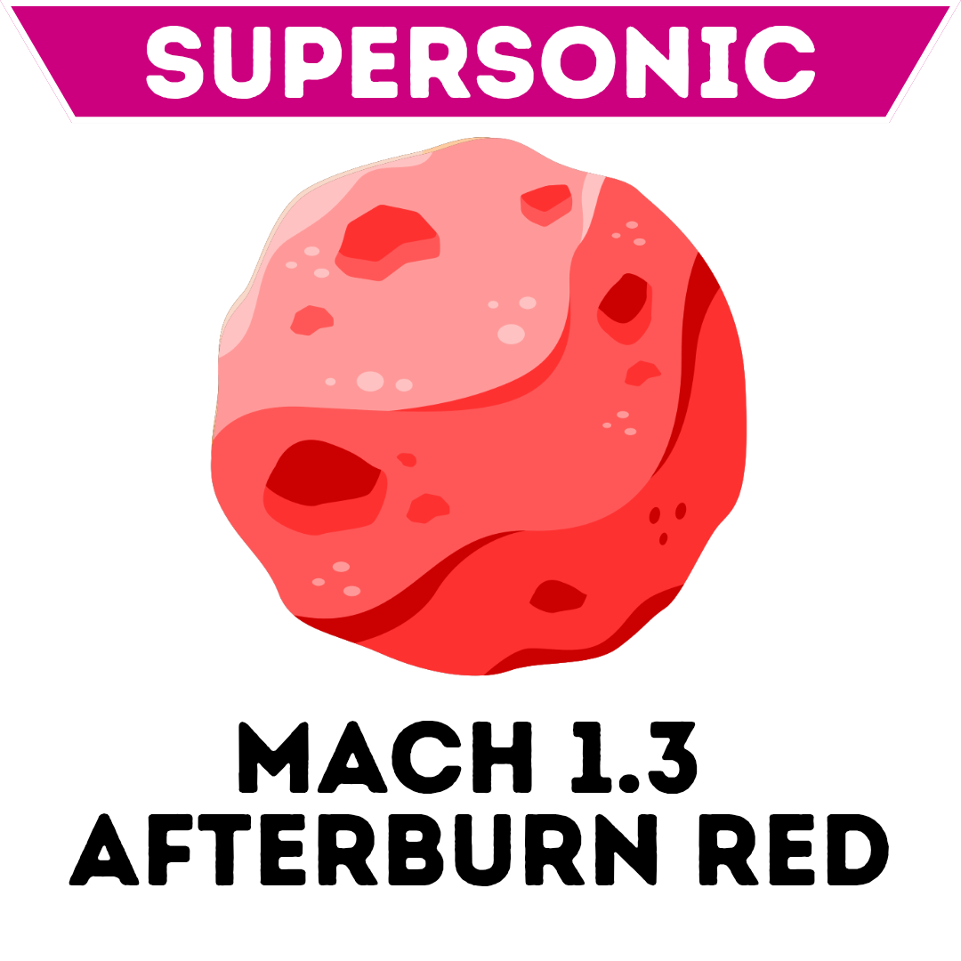 Mach 1.3 Afterburn Red