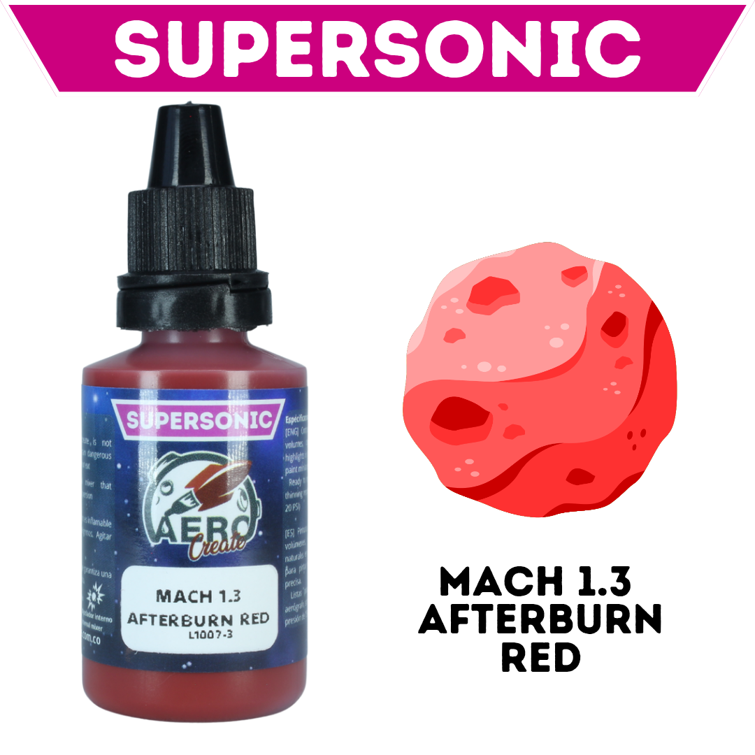 Mach 1.3 Afterburn Red