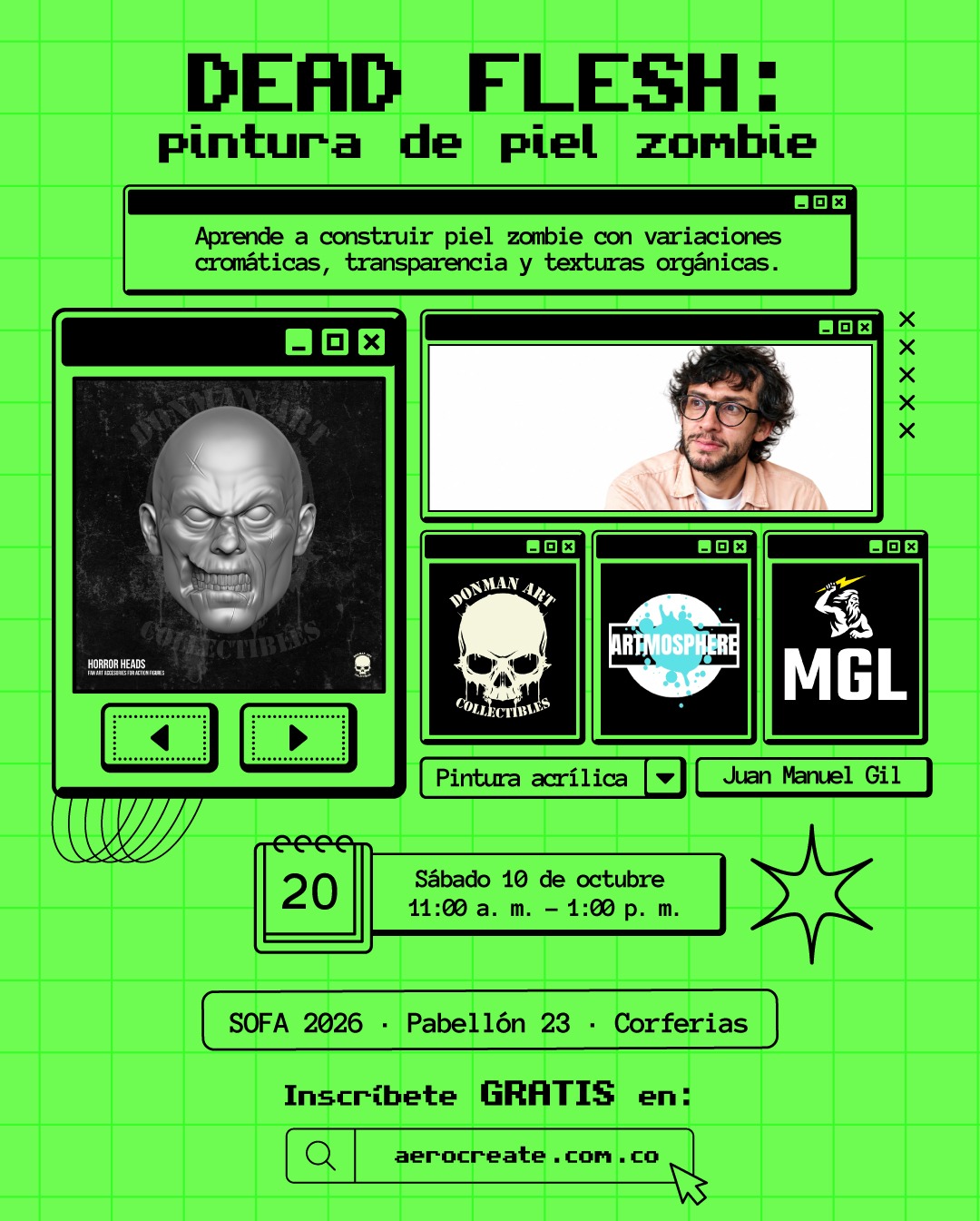 DEAD FLESH:
Pintura de piel zombie
