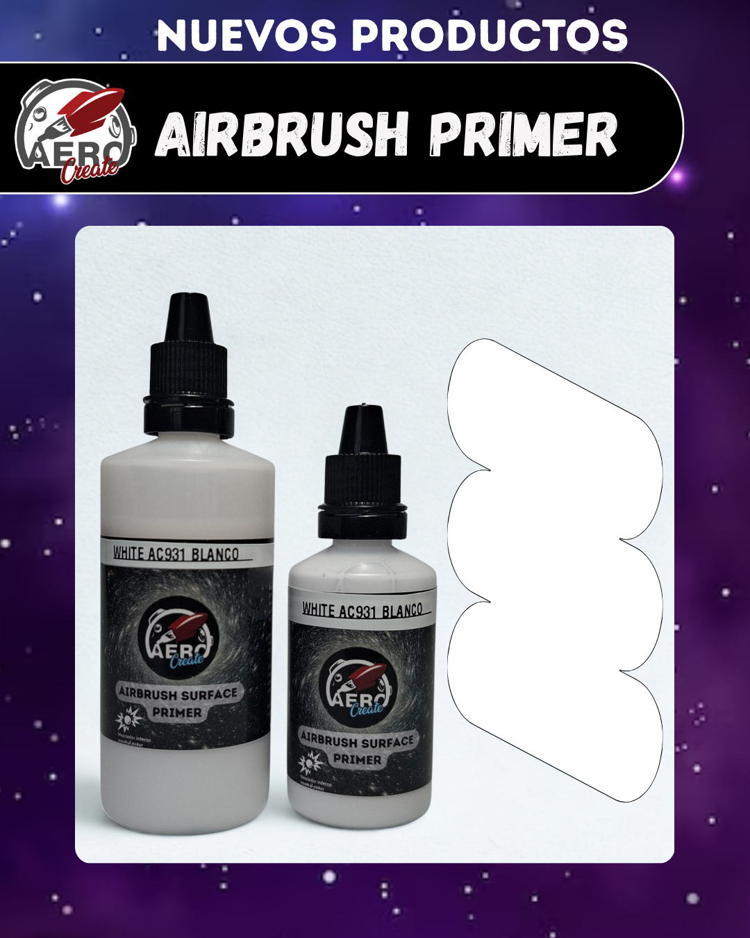 Primer blanco - Airbrush