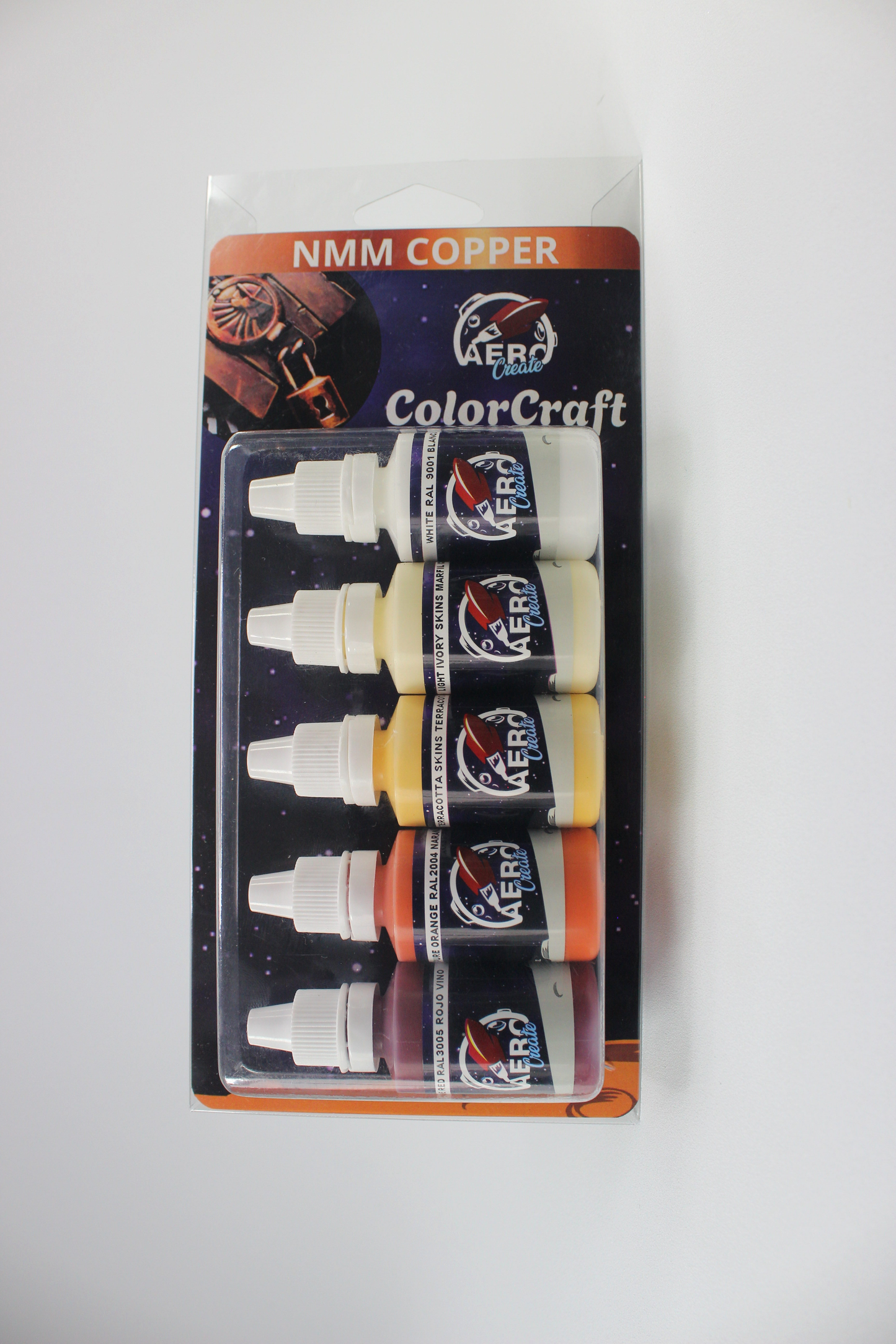 Set NMM Cobre (metal no metal)