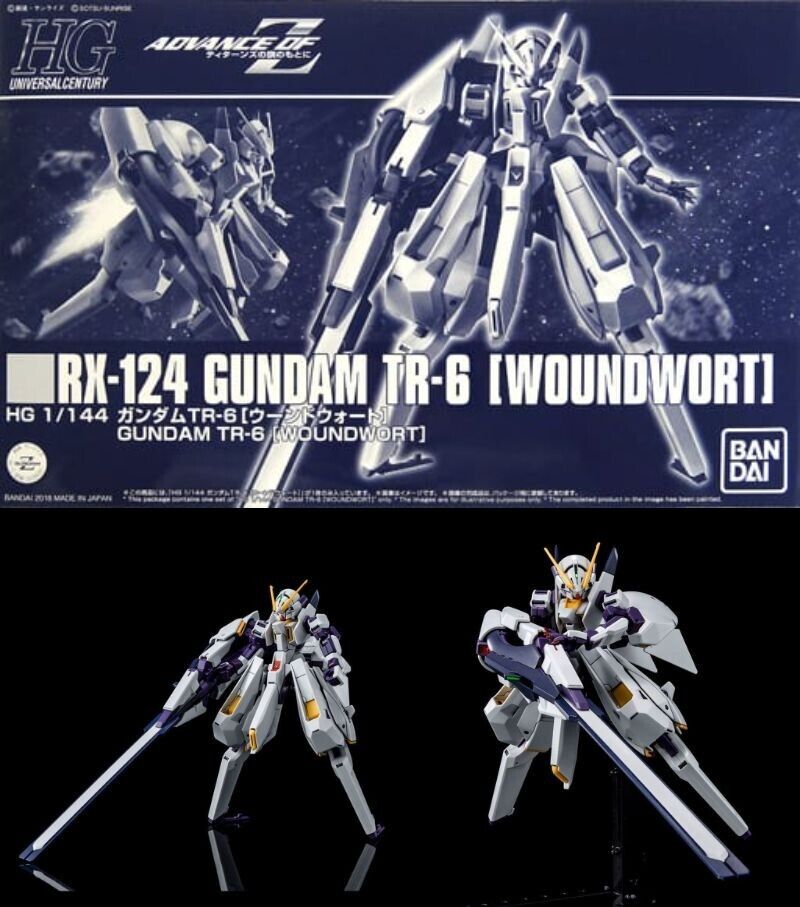 HG 1/44 1/144 HG RX-124 Gundam TR-6 Woundwort