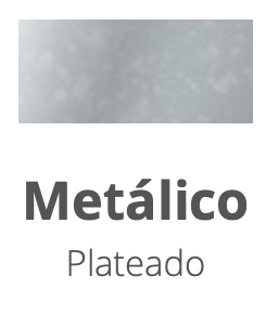 Metálico Plateado