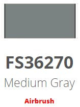 Pintura Aerografo Medium Gray