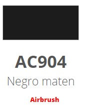 AC904 Negro maten