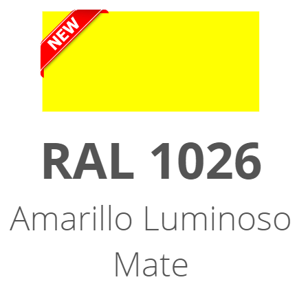 RAL 1026 Amarillo Luminoso