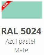 RAL 5024 Azul Pastel