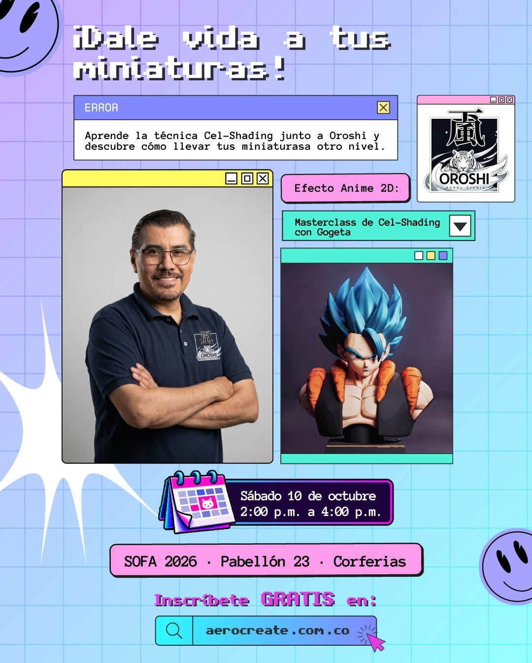 Masterclass  Cel-Shading con Gogeta