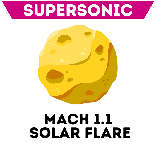 Mach 1.1 Solar Flare