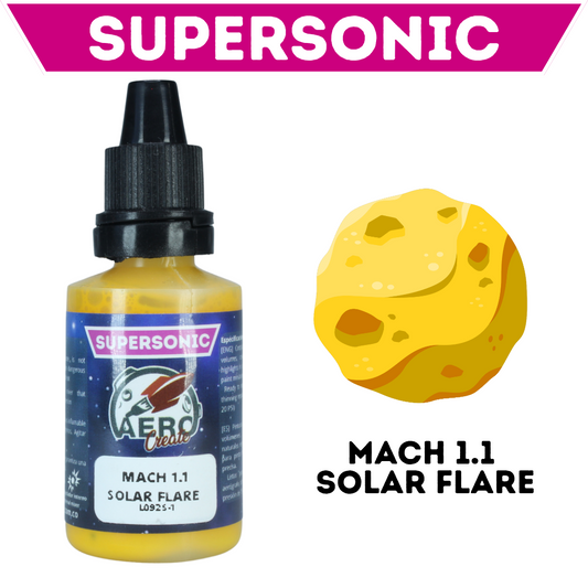 Mach 1.1 Solar Flare