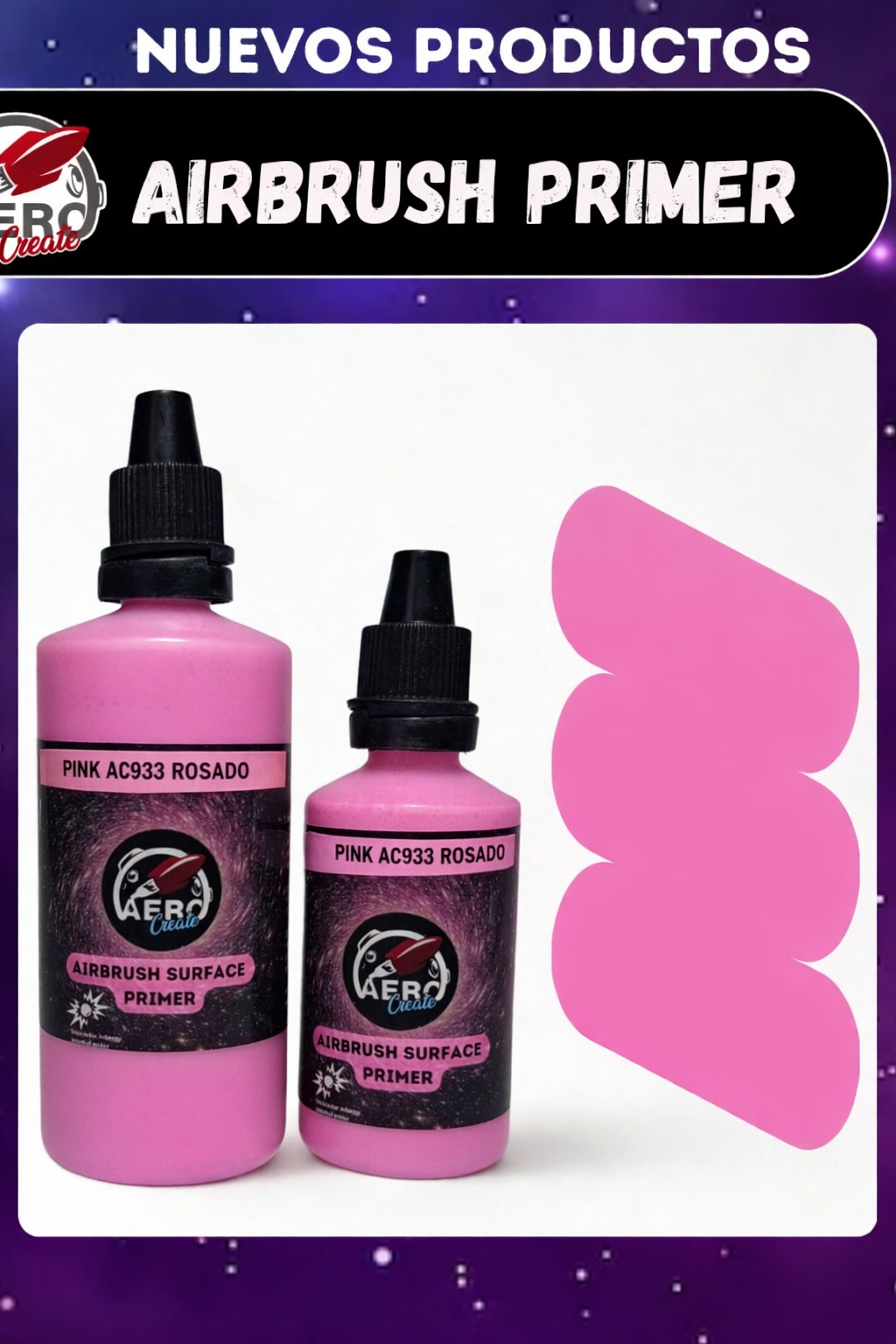Primer Rosa - Airbrush