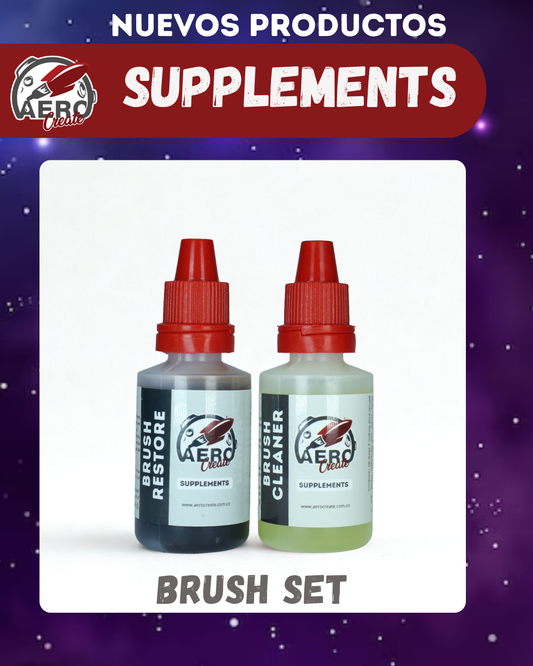 Brush set (shampoo y  reparador de pinceles)