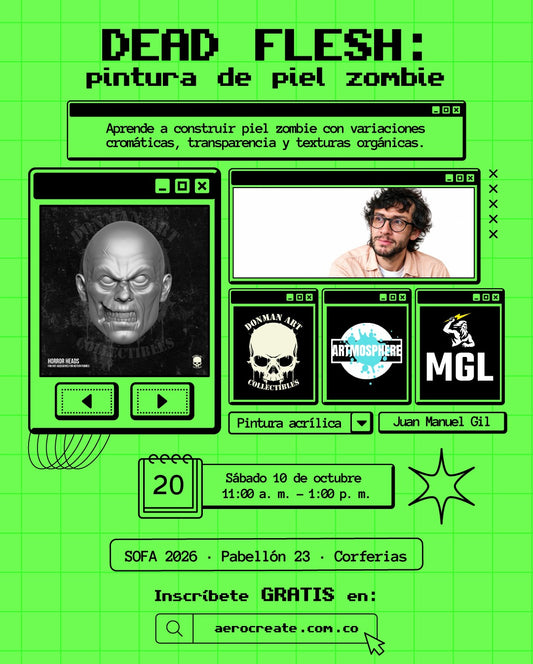DEAD FLESH:
Pintura de piel zombie
