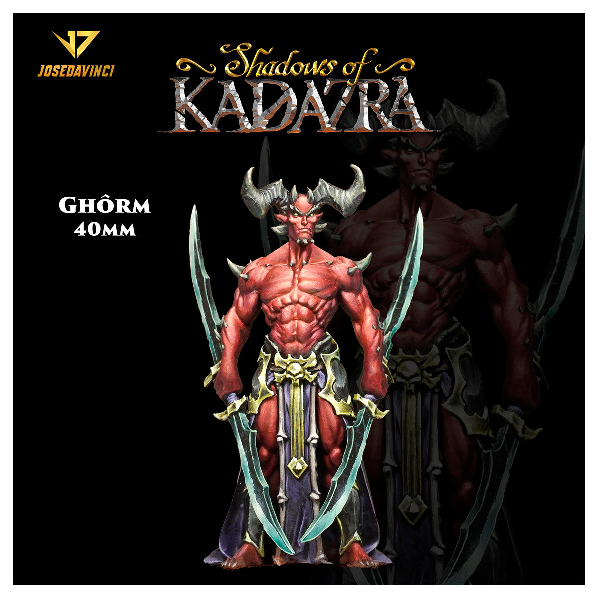 Shadows Of Kadazra – Ghôrm 40mm by Josedavinci