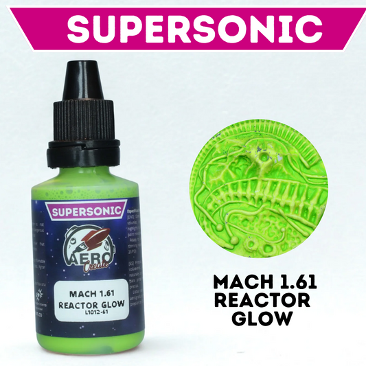 Mach 1.61 Reactor glow