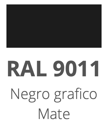 Ral 9011 Negro Grafico Mate
