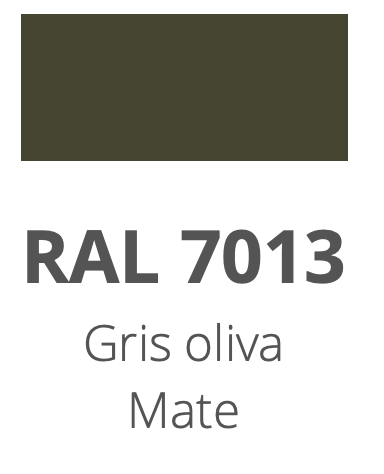 RAL 7013 Gris Oliva Mate
