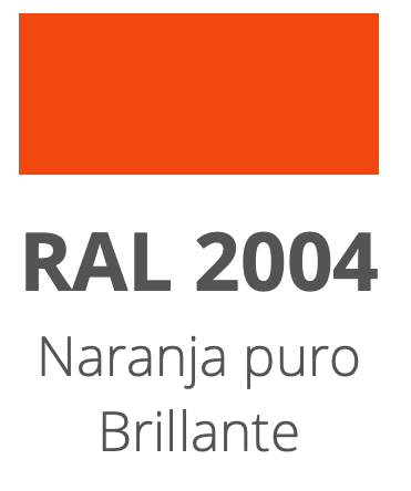 RAL 2004 Naranja Puro Brillante