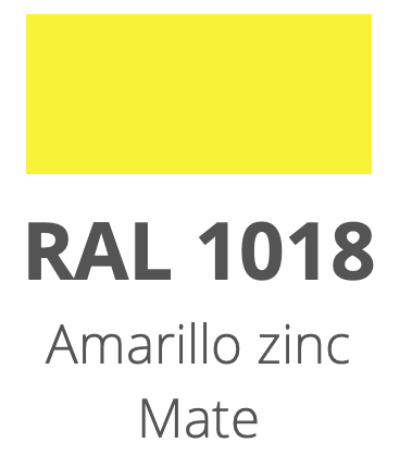 RAL 1018 Amarillo Zinc Mate