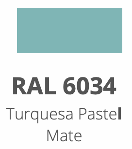 RAL 6034 Turquesa Pastel Mate
