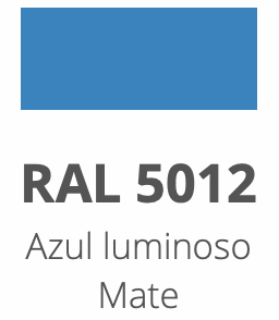 RAL 5012 Azul Luminoso Mate