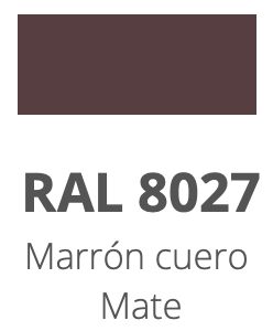 Ral 8027 Marron Cuero Mate