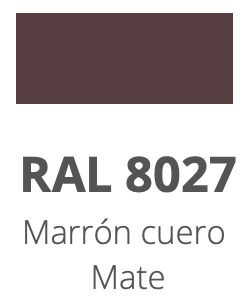 RAL 8027 Marron Cuero Mate