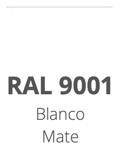 RAL 9001 Blanco Mate