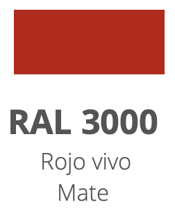 RAL 3000 Rojo Vivo Mate