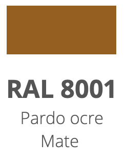RAL 8001 Pardo Ocre Mate