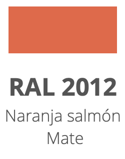 RAL 2012 Naranja Salmon Mate