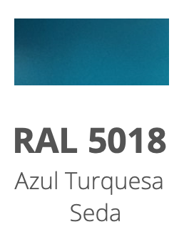 RAL 5018 Azul Turquesa Seda