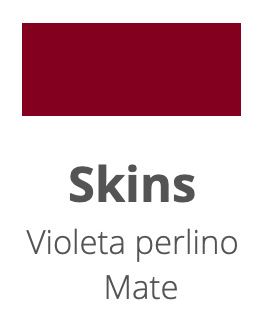 Skins Violeta Perlino Mate