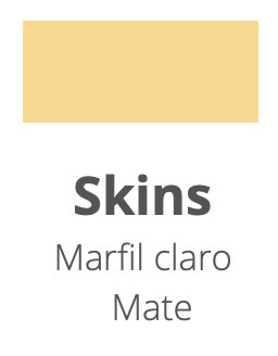 Light Ivory Skins Marfil Claro