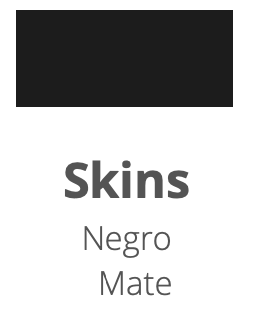 Skins Negro Mate