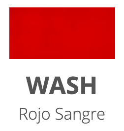 Wash Rojo Sangre